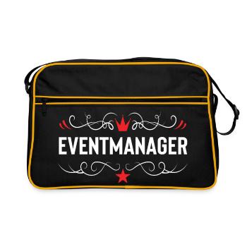 Event Manager - Retro Bag - black/gold - Front