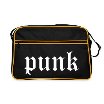 Punk Gothic Glyph Tee - Sac Retro - noir/or - Devant