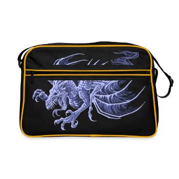 Esprit de dragon - Sac Retro - noir/or - Devant