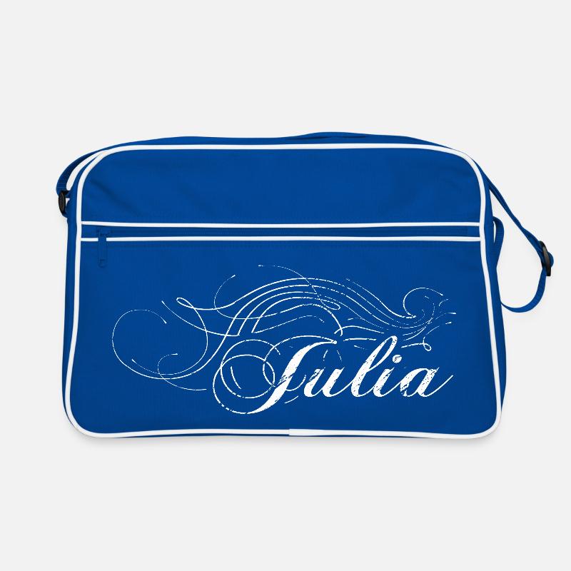 Julia decorated white Retro Bag