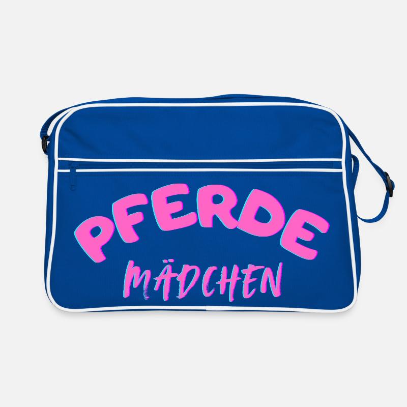 Pferdemaedchen Retro Tasche
