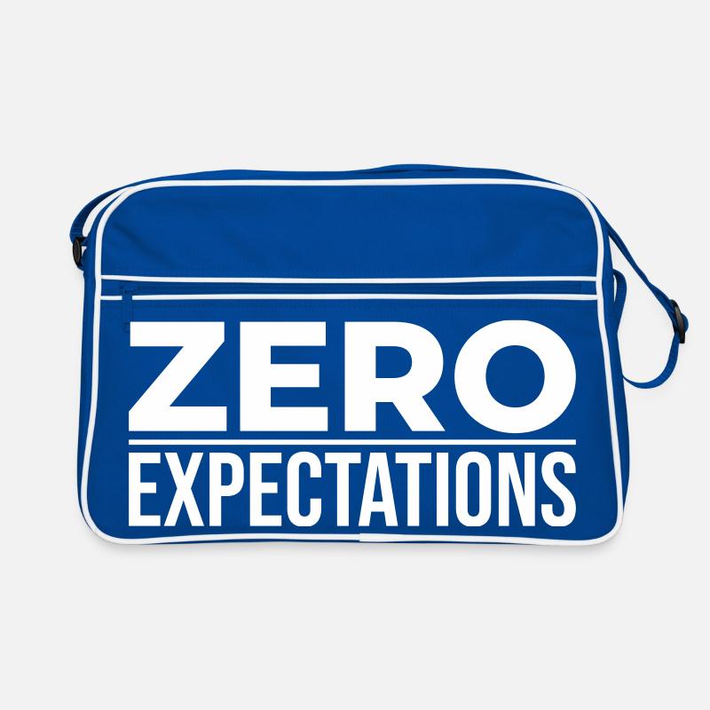 Zero Expectations – Minimal Statement Retro Bag