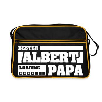 Birth of Albert - Retro Bag - black/gold - Front