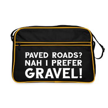 Je préfère le vélo gravel Cyclist Bikepacking Bike - Sac Retro - noir/or - Devant