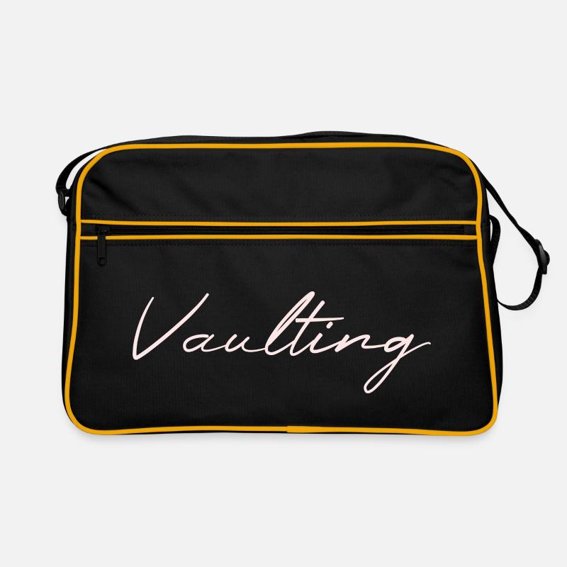 Voltige Cheval Volti - Sac Retro - noir/or