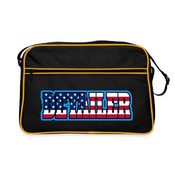 America Car Detailer Passionné de voiture Detailer - Sac Retro - noir/or - Devant