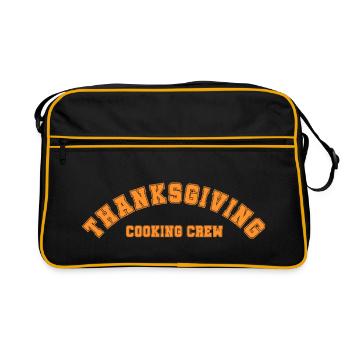 Tenue de famille Thanksgiving Cooking Crew - Sac Retro - noir/or - Devant