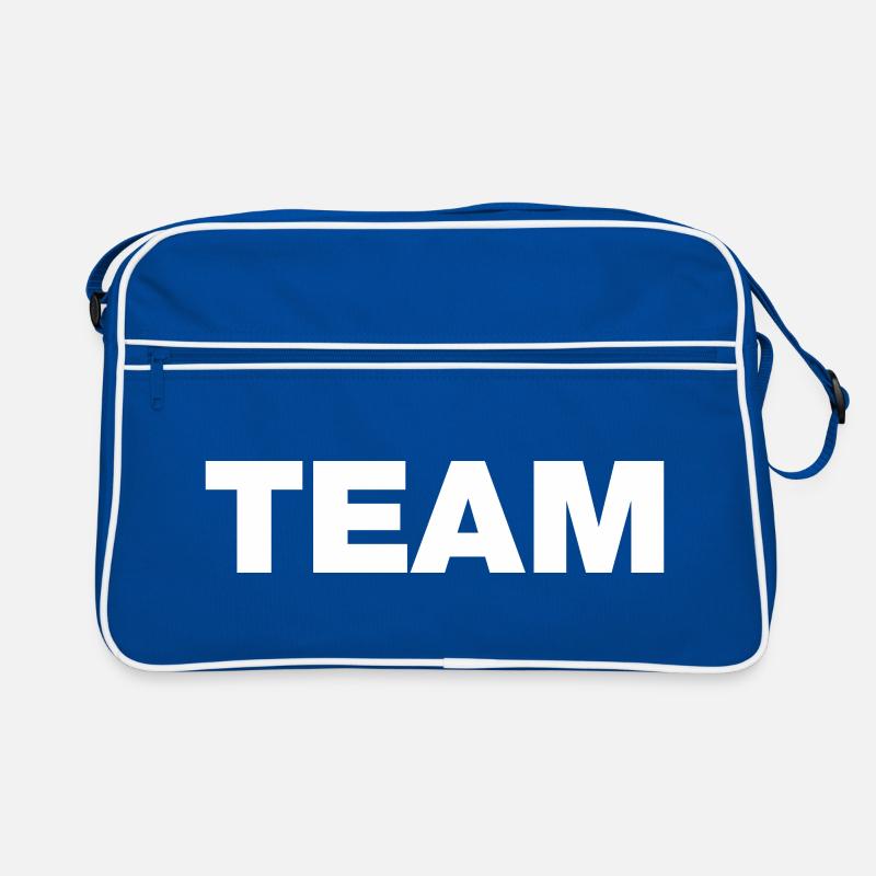Team (weiß) Retro Tasche