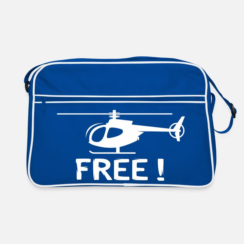 Conception d’hélicoptère – Volez librement ! Sac Retro