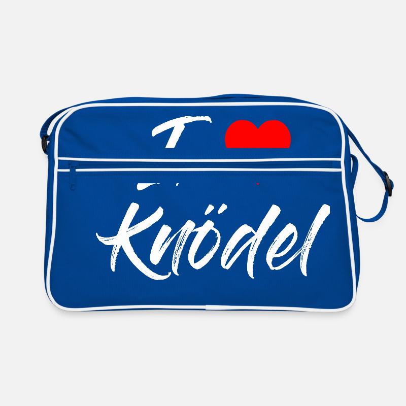 I love Knödel Retro Tasche
