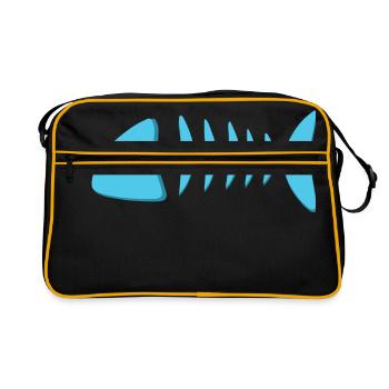 thorns - Retro Bag - black/gold - Front