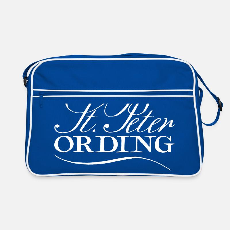 Sankt Peter Ording lettering white Retro Bag