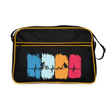 VTT Retro Heartbeat VTT Descente - Sac Retro - noir/or - Devant