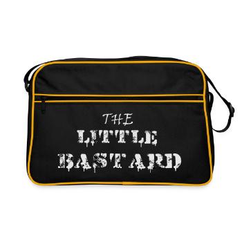 Kleine Rebellen-Typografie - Retro Tasche - Schwarz/Gold - Vorne