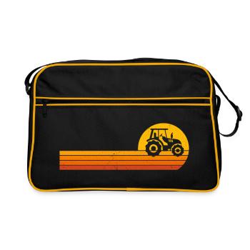 Tracteur agricole Sunrise Tracteur agricole - Sac Retro - noir/or - Devant
