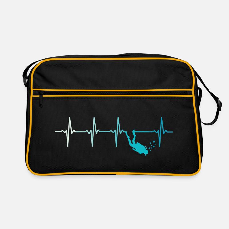Diving Heartbeat Retro Diver Retro Bag