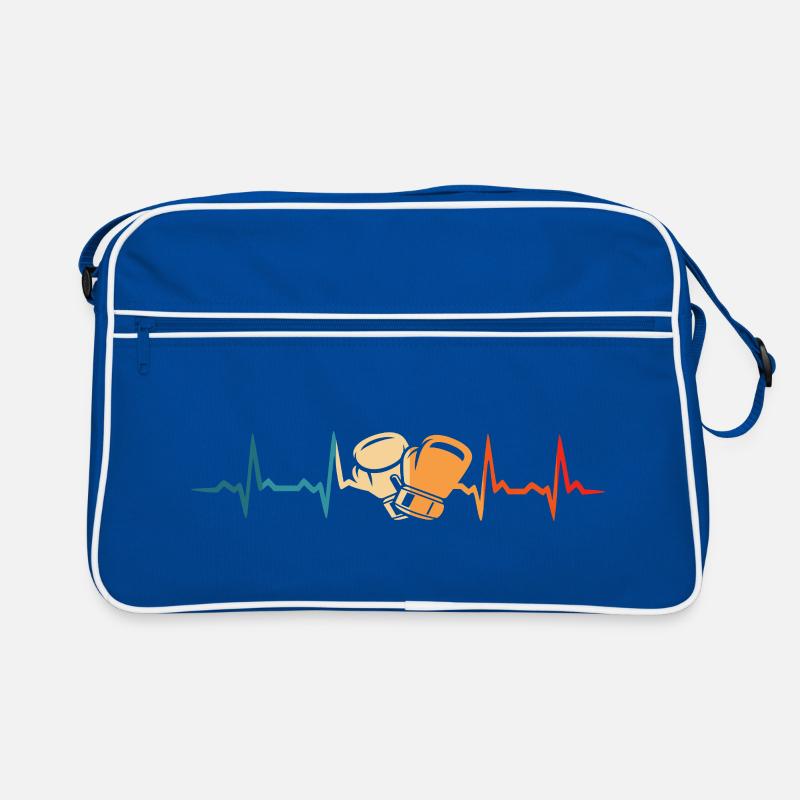 Boxing heartbeat gift for boxers Retro Bag