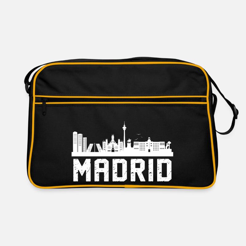 Madrid Skyline Retro Bag