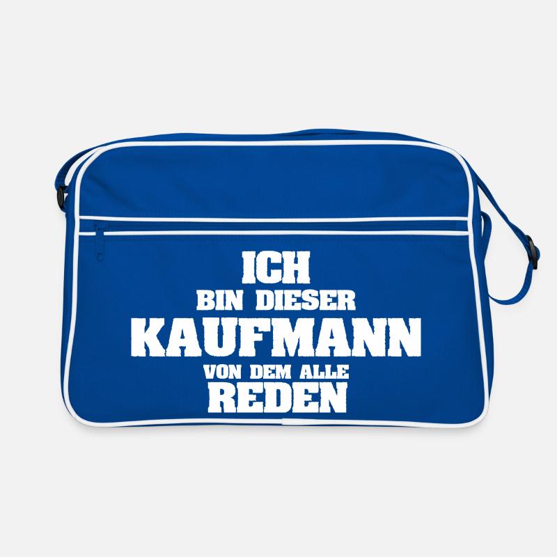 Kaufmann als Beruf Retro Tasche