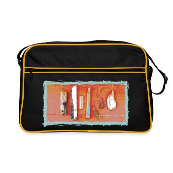 Gamme d’épaves rustiques - Sac Retro - noir/or - Devant