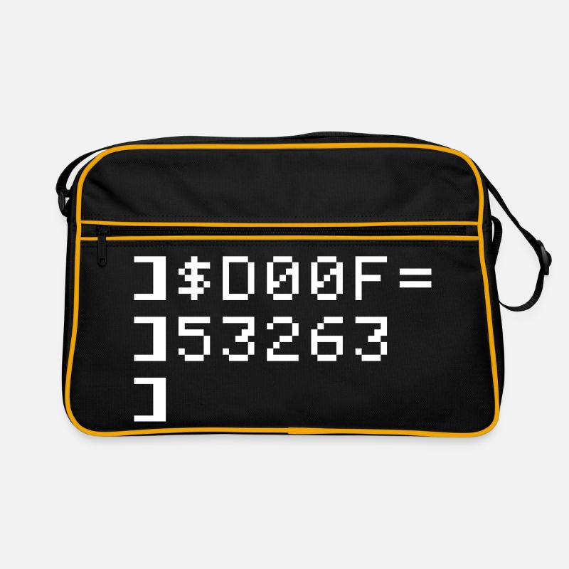 DOOF 8-Bit Code Nerd Pixel Terminal Retro Retro Bag