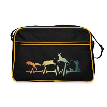 Heartbeat Hunter Hunting Pulse - Sac Retro - noir/or - Devant