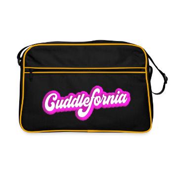 Cuddlefornia cuddlefornia cuddle - Retro Bag - black/gold - Front