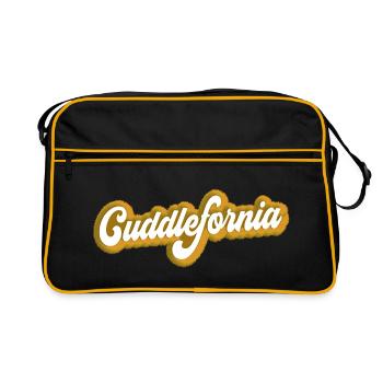Cuddlefornia cuddlefornia cuddle - Retro Bag - black/gold - Front