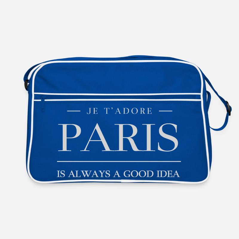 Ich liebe Paris! - Paris ist immer eine gute Idee Retro Tasche