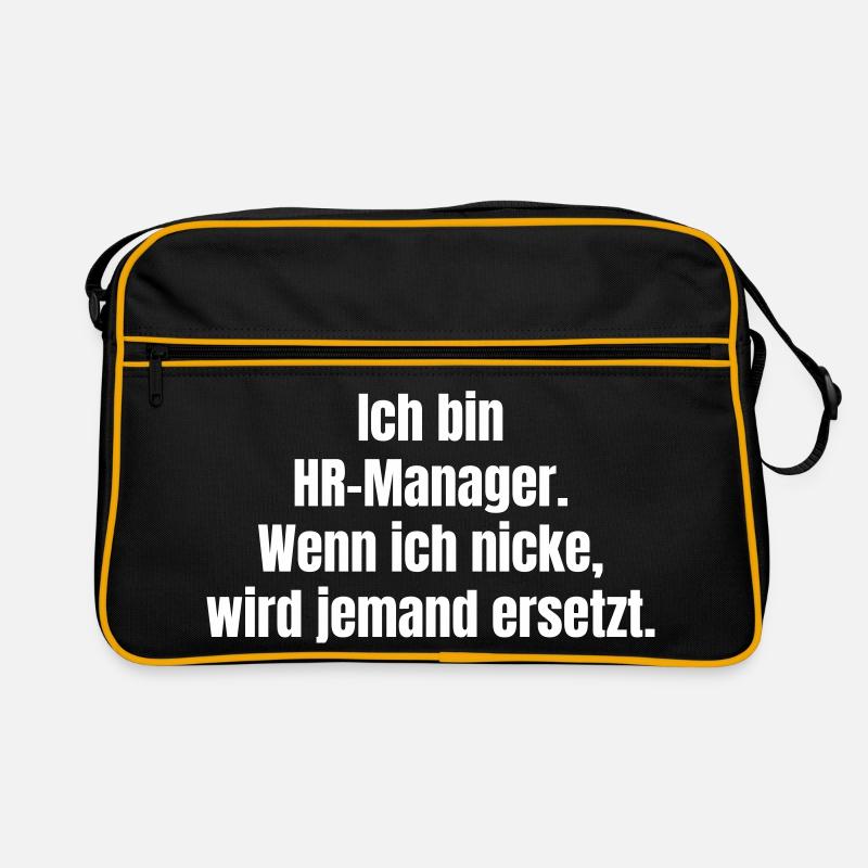 HR Manager Threatening Statement Saying Retro Bag
