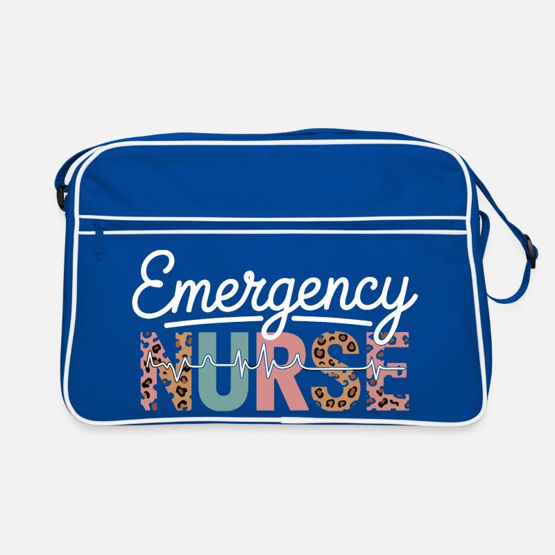 Infirmière d’urgence Imprimé léopard Sac Retro