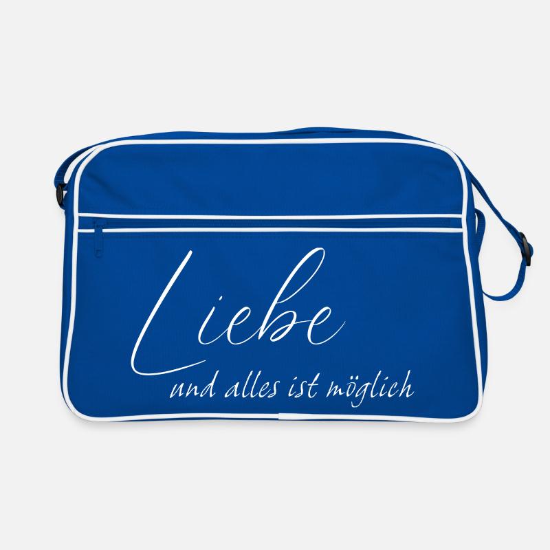 Love and everything is possible Retro Bag