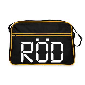 Rouge - LCD - Sac Retro - noir/or - Devant