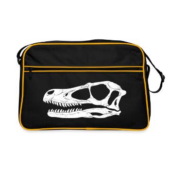 Fossile de Velociraptor - Sac Retro - noir/or - Devant