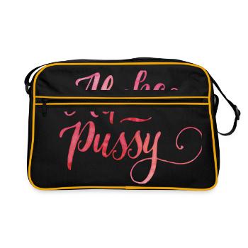 Alpha Pussy - Retro Bag - black/gold - Front