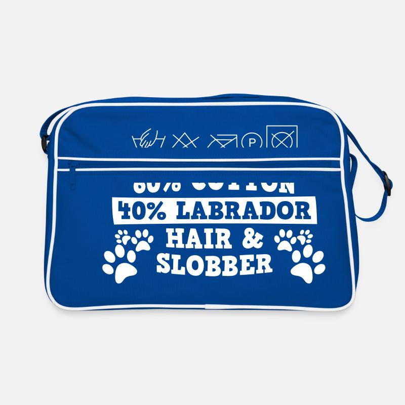 60 % Cotton 40 % Labrador Retro Tasche