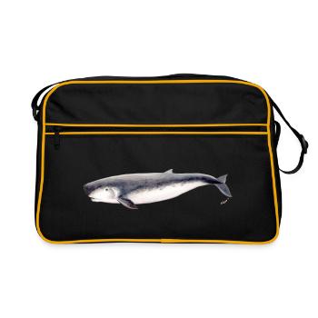 Pygmy sperm whale Pygmy sperm whale Kogia breviceps - Retro Bag - black/gold - Front
