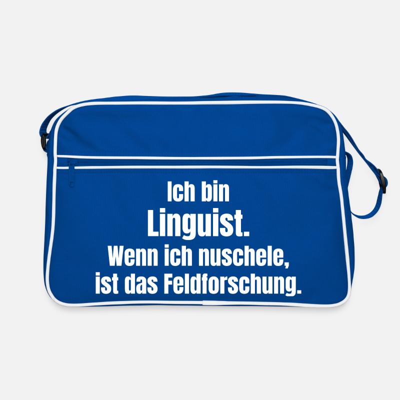 I am a linguist fieldwork Retro Bag