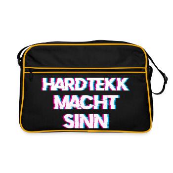 Hardtekk Tekk - Retro Bag - black/gold - Front