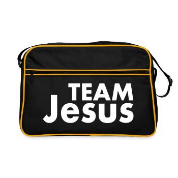 Team jesus - Sac Retro - noir/or - Devant