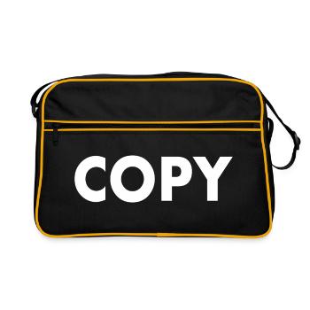 Copy - Retro Bag - black/gold - Front