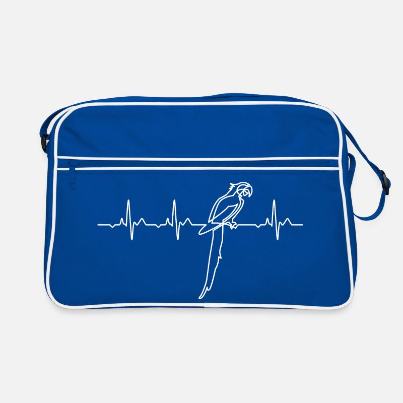 Parrot Bird Heartbeat Retro Bag