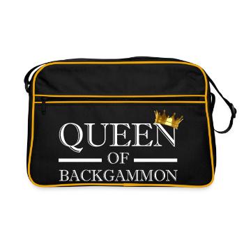 Reine Du Backgammon - Sac Retro - noir/or - Devant