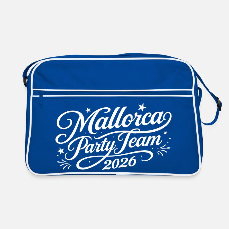Mallorca Party Team 2026 Retro Tasche