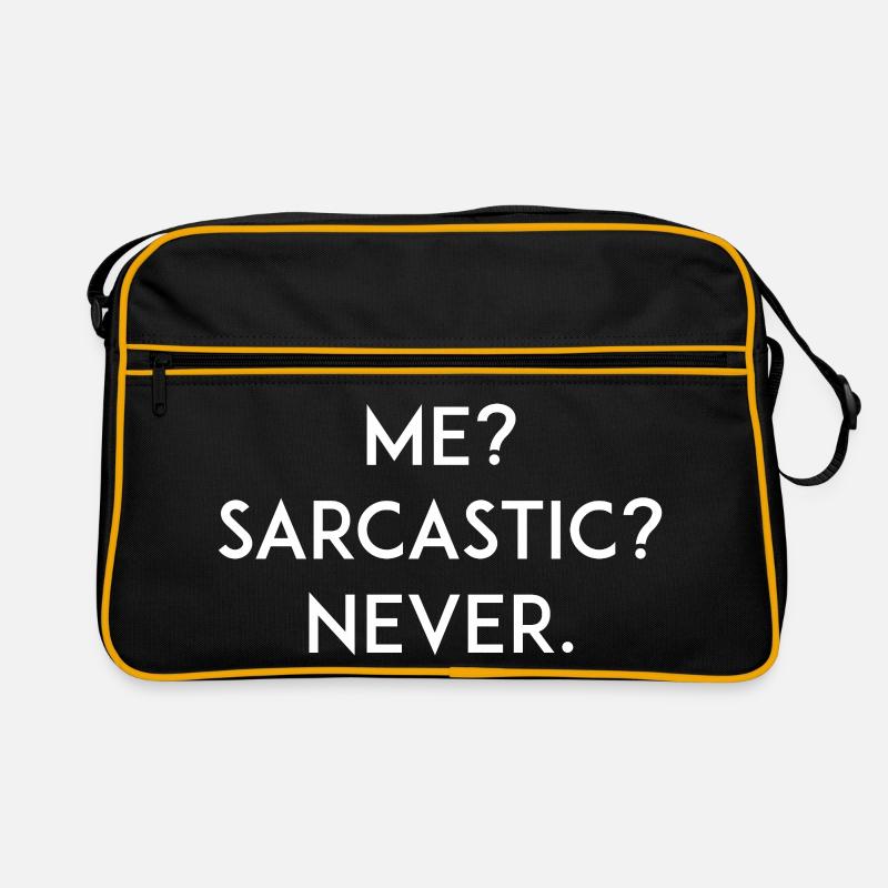 Moi ? Sarcastique ? Jamais Sac Retro