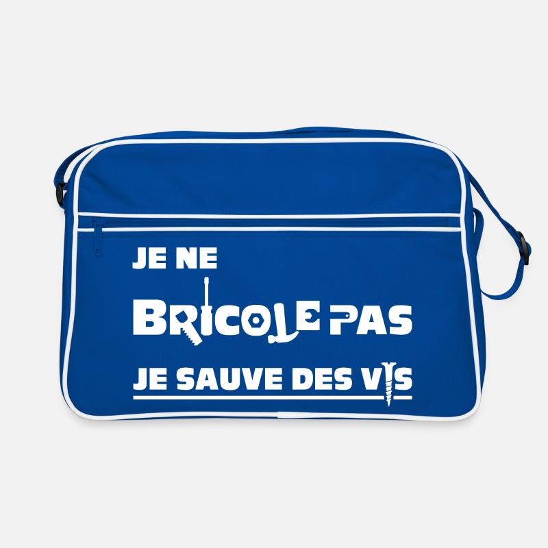 I DON'T TINKER, I SAVE SCREWS! Retro Bag