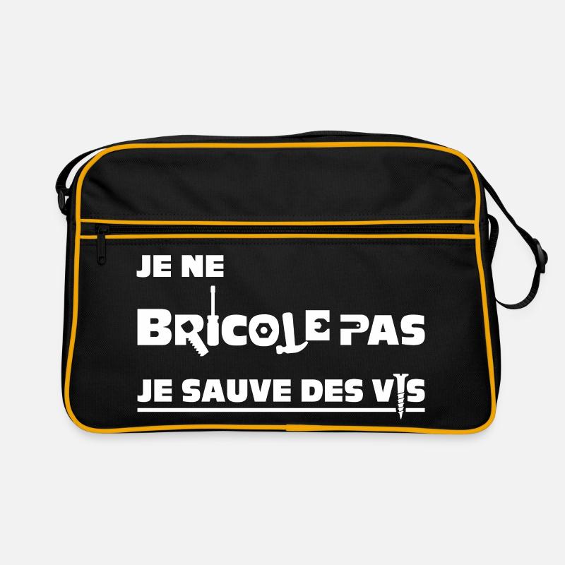 I DON'T TINKER, I SAVE SCREWS! Retro Bag