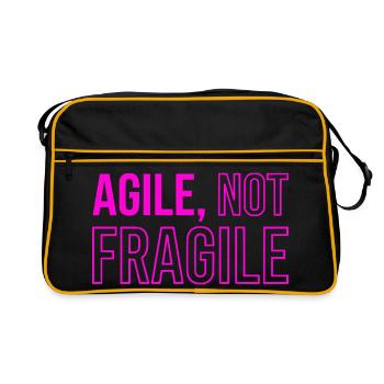 Développement Agile, Sweat à capuche Scrum Coach - Sac Retro - noir/or - Devant