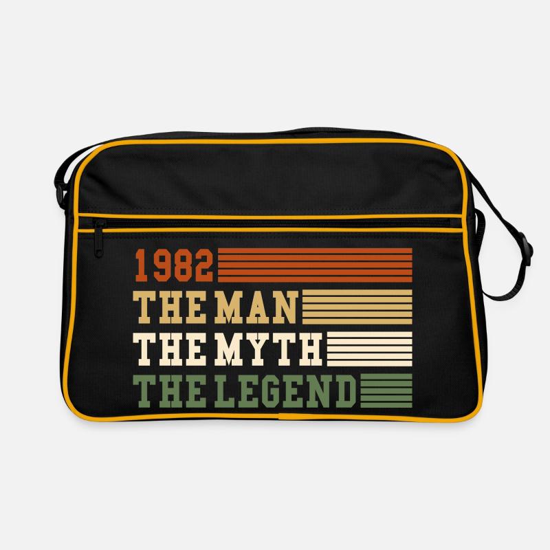 1982 The Man Myth Legend 1982 | vintage!! - Retro Bag - black/gold
