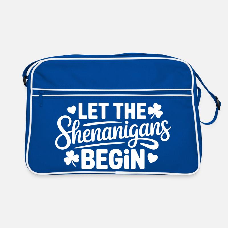 Shenanigans Begin: Playful Phrase Tee Retro Bag